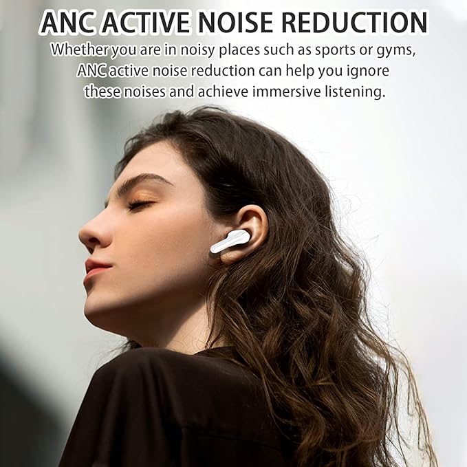 A9 Pro Earbuds with ANC/ENC LED Display Screen OR Advanced Noise Cancelling