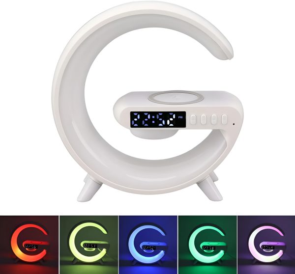 G63 Fusion Lamp: Wireless Charging, LED Clock, and Speaker